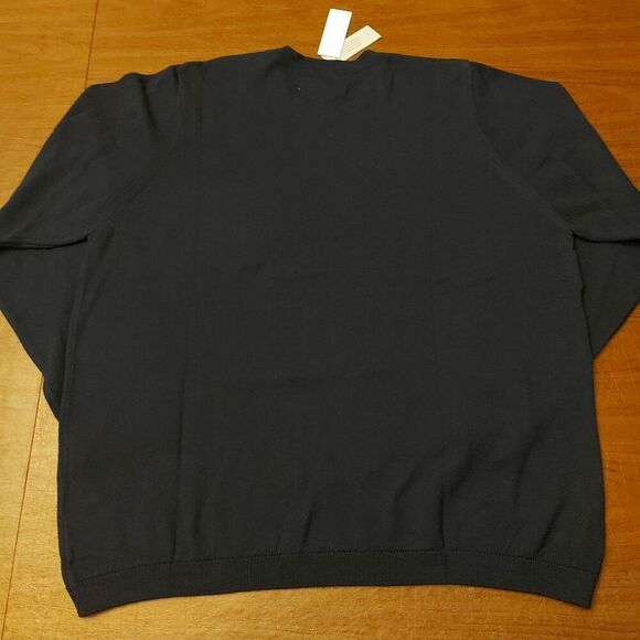 Outerknown Palisades Merino Wool Pocket Crew Neck Sweater Blue Men's Size XL - Picture 2 of 3